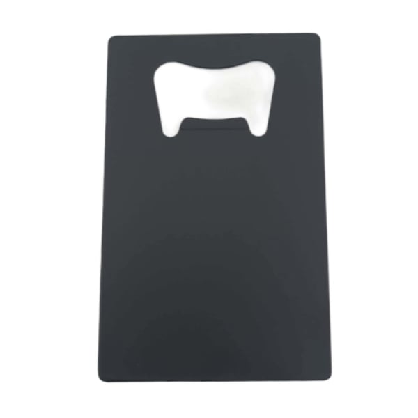 Black Metal Bottle Opener - Engraved and Personalised