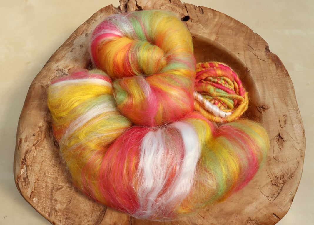 50g Liquorice Torpedo Art Batt for Spinning