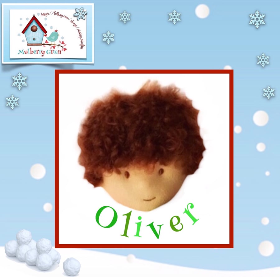 Oliver Greenwood - a handcrafted Mulberry Green doll