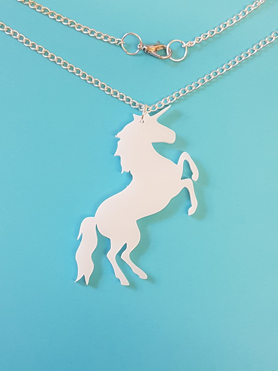 Mystical Unicorn Necklace - Acrylic