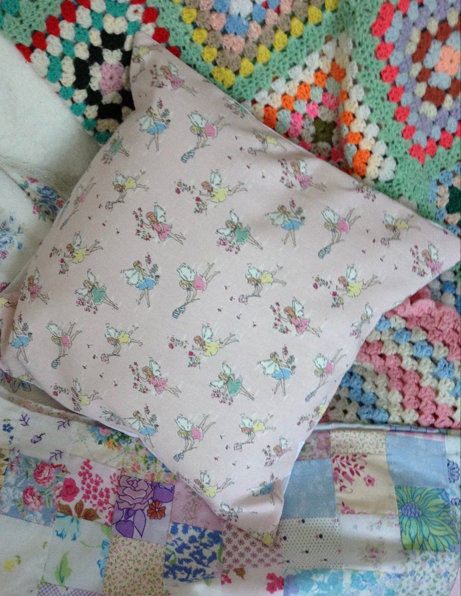 Cath kidston garden fairies design cotton  fabric cushion cover