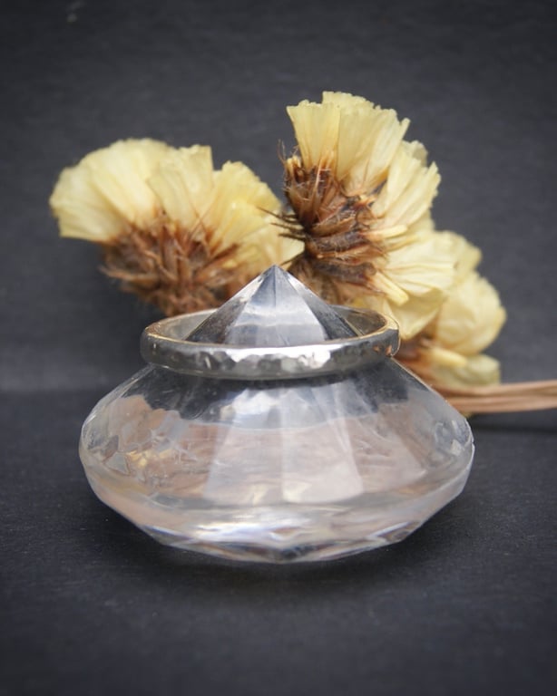 Handmade Hammered Harmony Ring