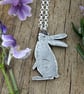 Moon Gazing Hare Pendant - Image 2