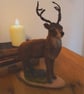 Highland stag needle felted home decoration. - Image 3