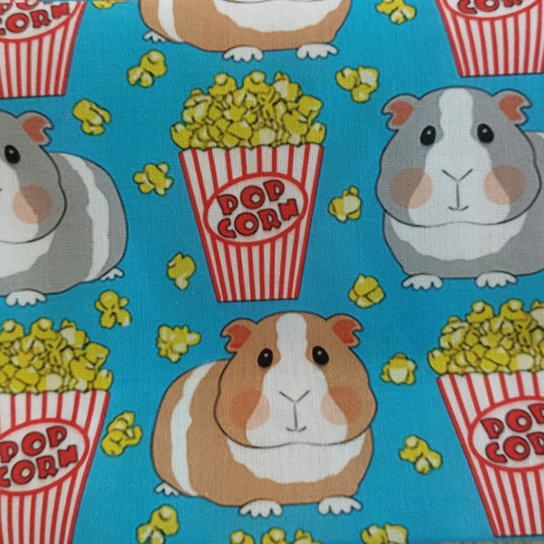 Fat Quarter of Popcorn Guinea Pig Fabric 