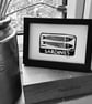 Tinned sardines lino print unframed
