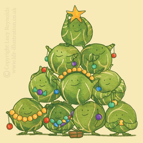 Single Tree of Sprouts Card