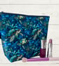 Makeup bags sea turtles on stained glass