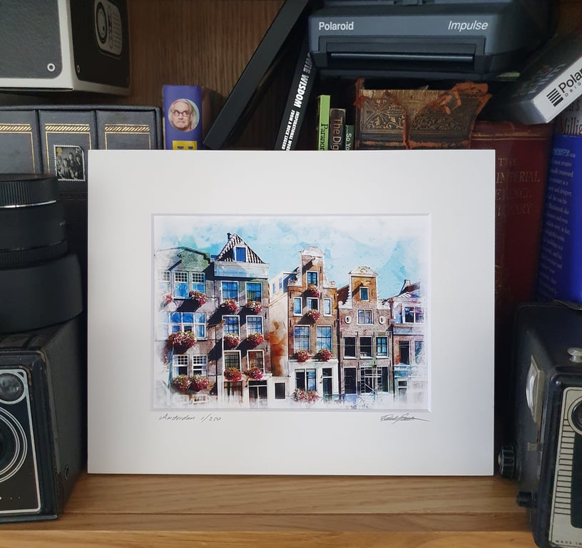  Wonky Buildings, Amsterdam Fine Art Archival print Limited Edition of 250 