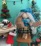 Tiny Cornish Fairy Doll Decoration, Christmas Tree Fairies