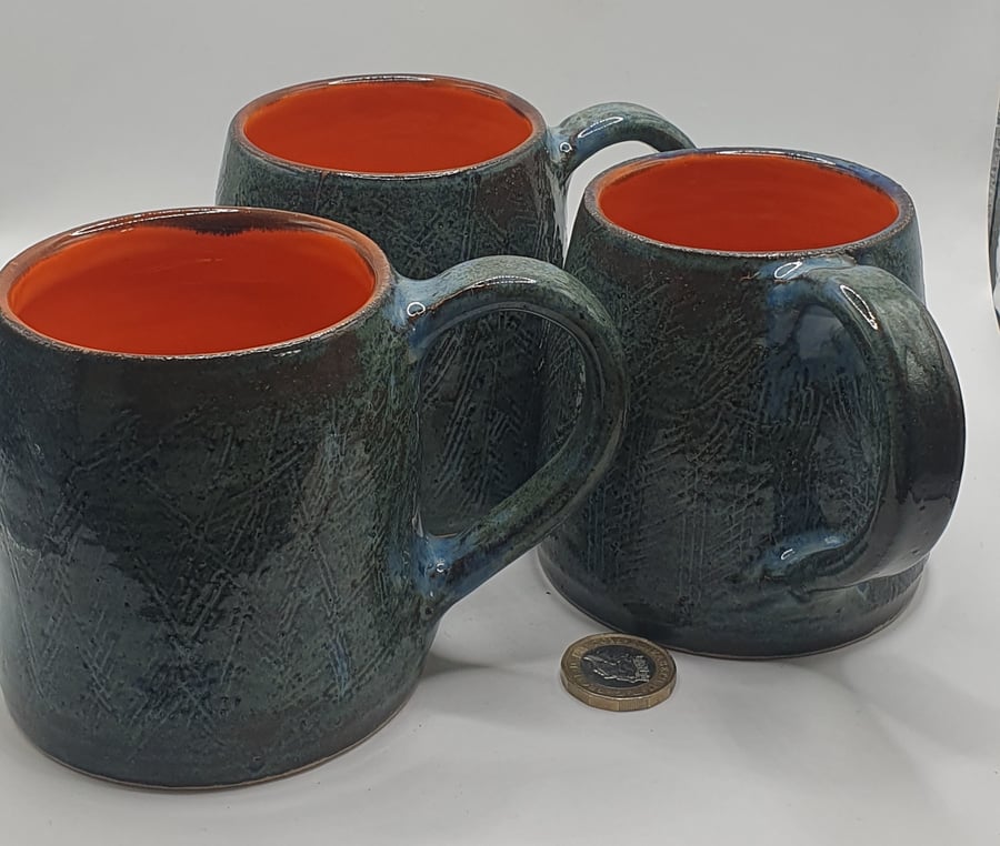 Stoneware mugs