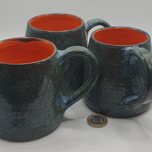 Stoneware mugs