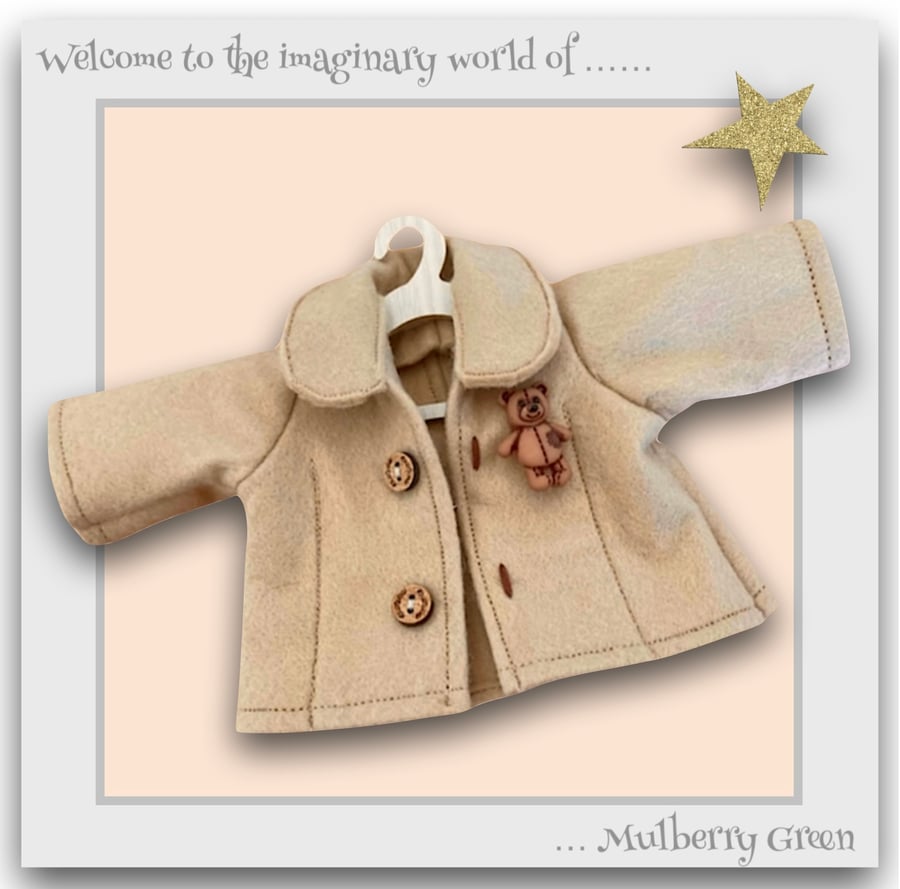 Camel Teddy Bear Tailored Jacket 