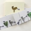 'Hello Birdie' - A Box of Six Postcards with envelopes
