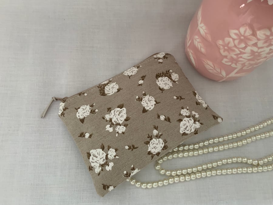 Perfectly Imperfect, Zipped Purses, Pouch, Small Cosmetic Bag, Accessory Purse