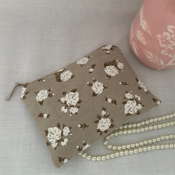 Perfectly Imperfect, Zipped Purses, Pouch, Small Cosmetic Bag, Accessory Purse