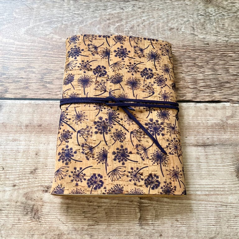Cork Journal with Seed Heads