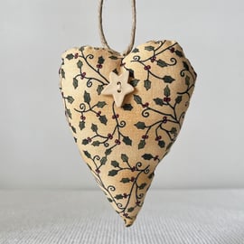  Heart Holly Hanging Decoration