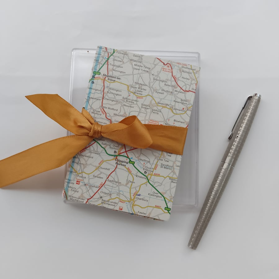 Handmade artist book autumn journey 