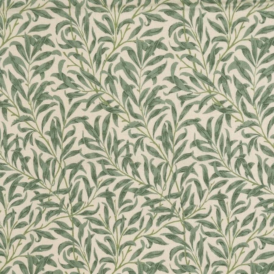 William Morris Tablecloths. 190 x 135cm .Willow Bough DUCKEGG OVAL