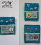 Brooch, wool felt hand sewn with applique and embroidery - Image 4