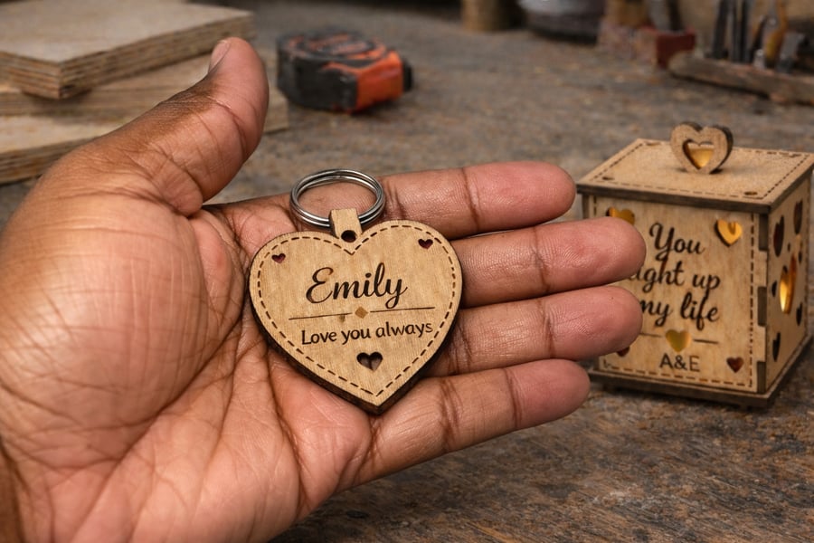 “You Light Up My Life” Personalised Valentine Gift Set