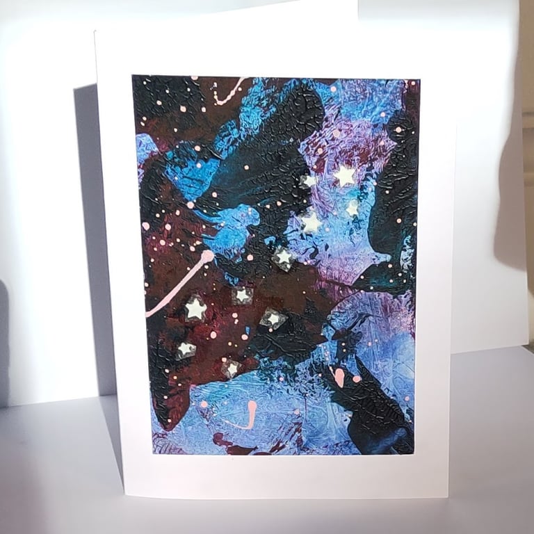 Art Card Scorpio Constellation Original Painting Keepsake Letterbox Gift