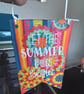 Summer decoupage hanging decoration 