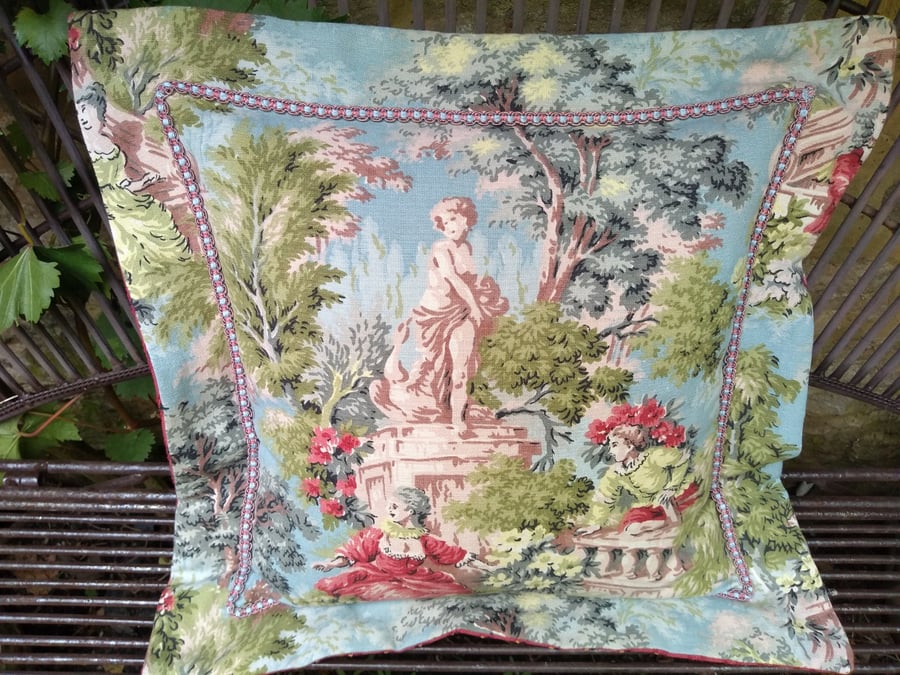 Vintage Cushion - The Italian Garden
