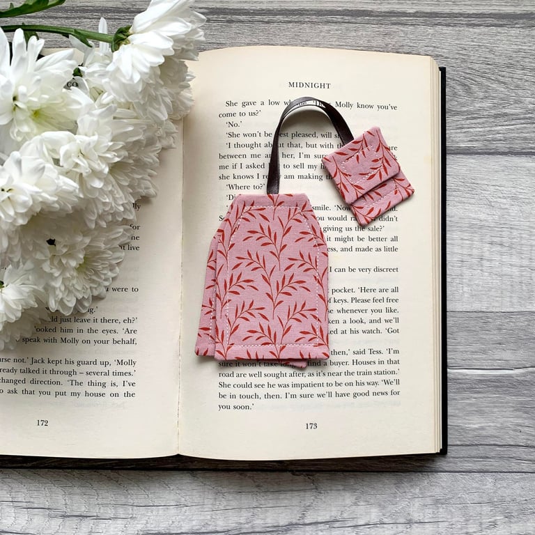 Tea bag bookmark, bookish tea gifts