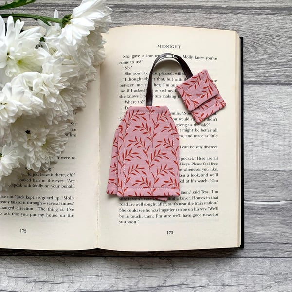 Tea bag bookmark, bookish tea gifts