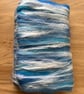 Art Batt for Spinning and Felting, Colour: 'Oceans Blue' - Image 1