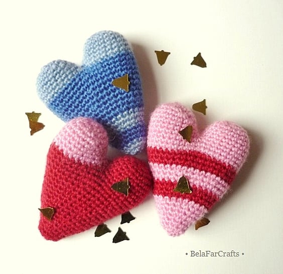 Heart cake topper - Handmade wedding favours - Goody bag fillers 