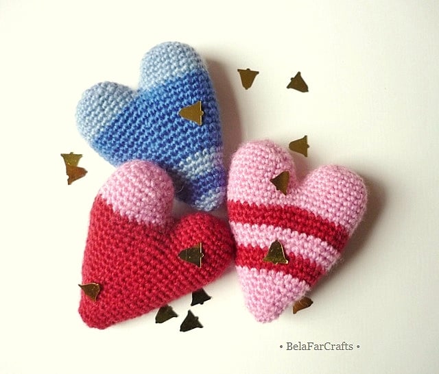 Heart cake topper - Handmade wedding favours - Goody bag fillers 