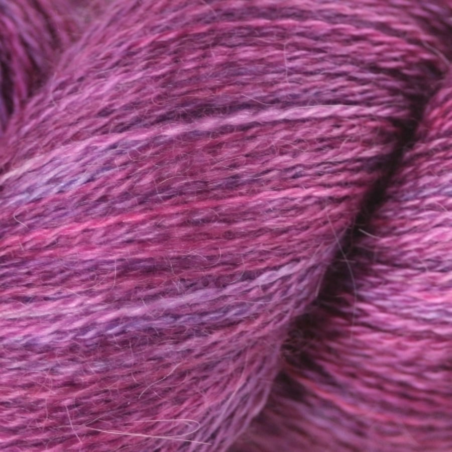 Well Blushed - Silky Baby Alpaca laceweight yarn