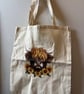 Highland cow tote bag - Sunflower