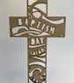 Personalised special occasion cross decoration - Image 9