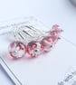 Lampwork Stitch Markers - Stained Glass Pinks - Image 4