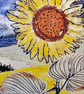 Sunflower, turning heads, original art print