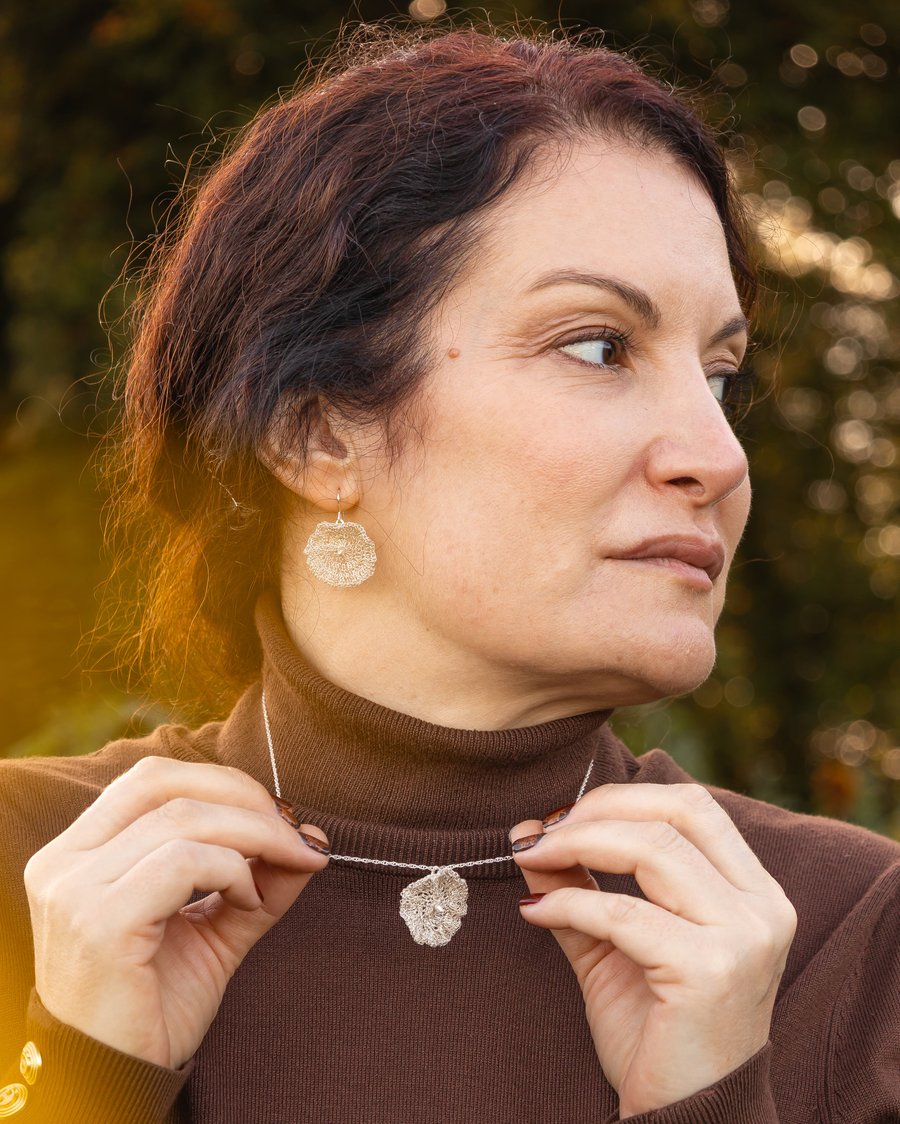 Bloom - Fine Silver Earrings