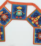 Robot and Rocket bunting 146F - Image 2