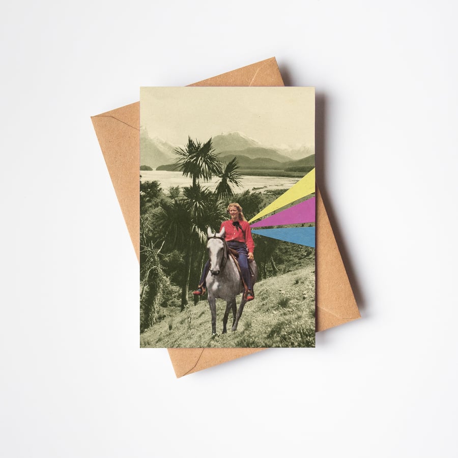 Horse Riding Card - Roaming
