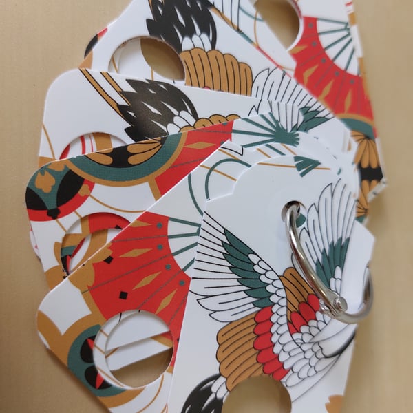 Embroidery Floss Drops Organiser Japanese Pattern