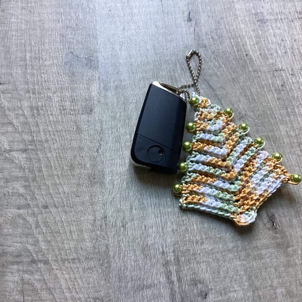 Crochet large keyring