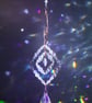 Suncatcher beautiful handmade textured wire work and sparkly beads - Image 9