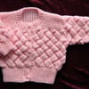SALE ....baby knitted jacket (ref f 473)
