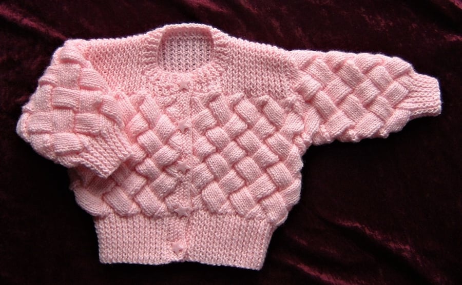SALE ....baby knitted jacket (ref f 473)