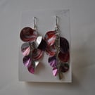 Handmade Silver and Recycled Drinks Can Drop Earrings