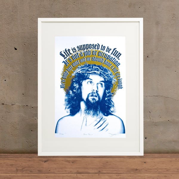 Billy Connolly ’Saint Billy’ Limited Edition, Hand Printed, Screen print.