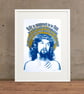 Billy Connolly ’Saint Billy’ Limited Edition, Hand Printed, Screen print.